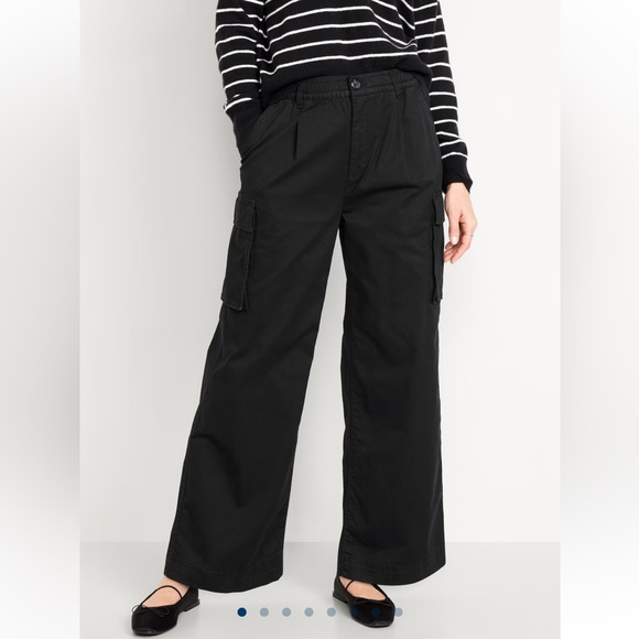 🖤Best Seller Extra High-Waisted Super Wide-Leg Cargo Pants - Picture 3 of 15